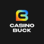 Logo van Casinobuck met een veelkleurige 'b' op een zwarte achtergrond.